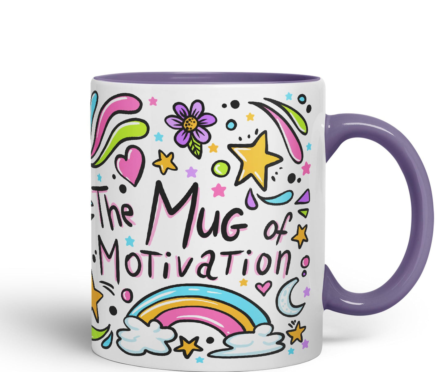 Vixar Motivation Mug Ceramic Coloured Mug Cup Gift Tea Coffee Christmas Office Home Sarcastic Joke