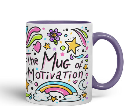 Vixar Motivation Mug Ceramic Coloured Mug Cup Gift Tea Coffee Christmas Office Home Sarcastic Joke