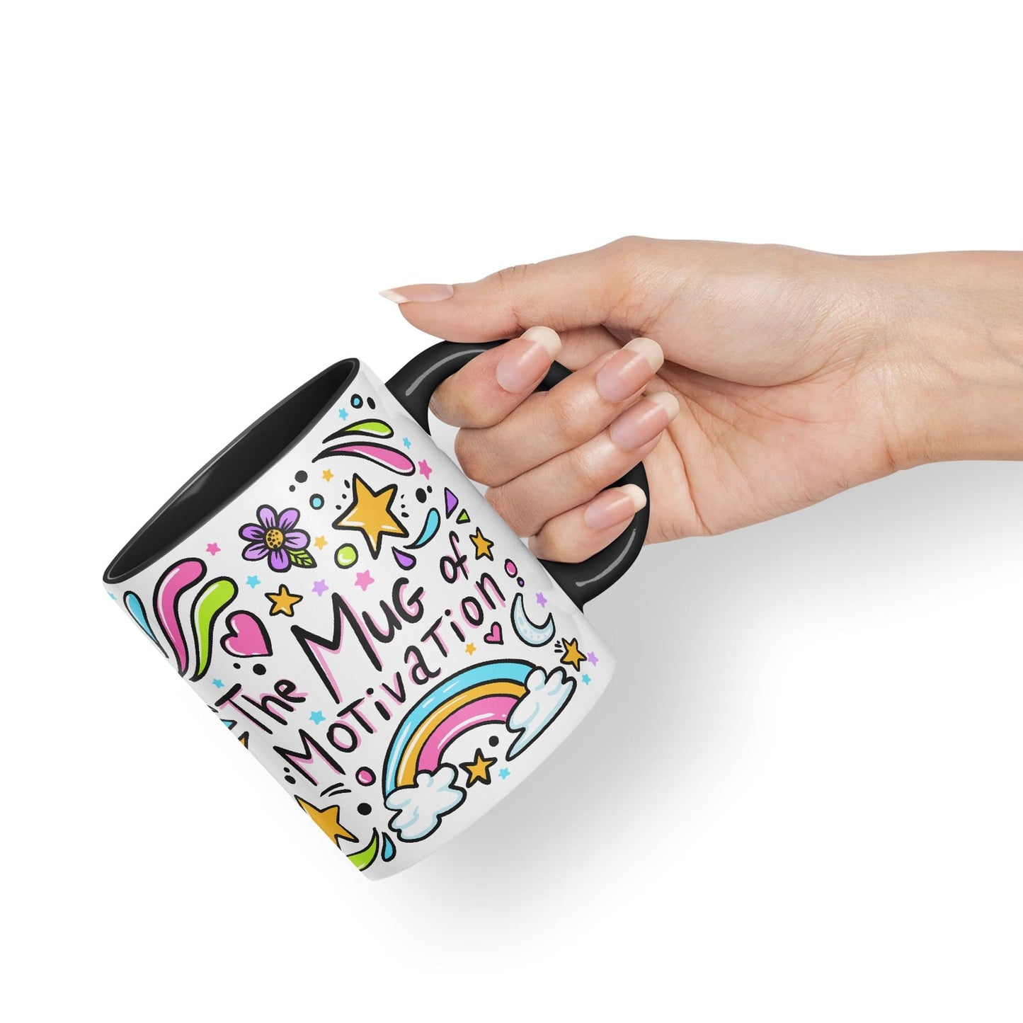 Vixar Motivation Mug Ceramic Coloured Mug Cup Gift Tea Coffee Christmas Office Home Sarcastic Joke