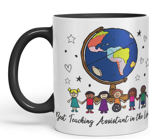 Vixar Best Teaching Assistant in The World, Teacher Mug, Teacher Gift from Kids, School Gift, end of Year