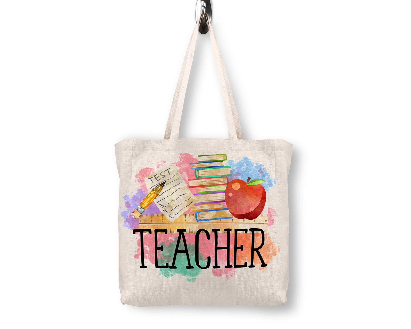 Teacher Tote Shopping Bag, Techer Gift, End of Year, Holiday