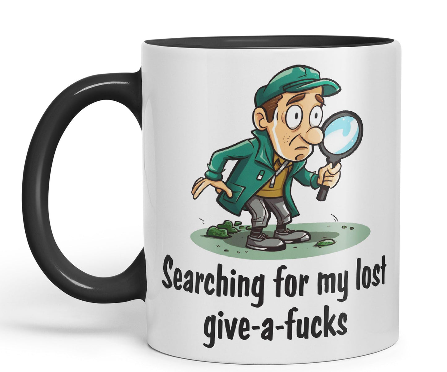 Serching for My Lost give-a-f.. Sarcastic Joke Ceramic Coloured Mug Cup for Tea Coffee Hot Brew 330ml 11 Oz Gift