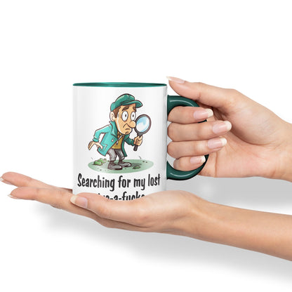 Serching for My Lost give-a-f.. Sarcastic Joke Ceramic Coloured Mug Cup for Tea Coffee Hot Brew 330ml 11 Oz Gift