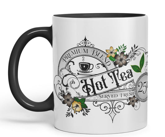 Vixar Mug Tea Lover Vintage Old Label Gift Presents Coloured Ceramic Mug Cup Gift 330ml 11oz Work Office Tea Coffee