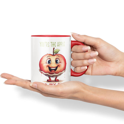 You're The Apple, to My Pie Joke sarkasm Sarcastic Ceramic Coloured Mug Cup for Tea Coffee Hot Brew 330ml 11Oz Gift