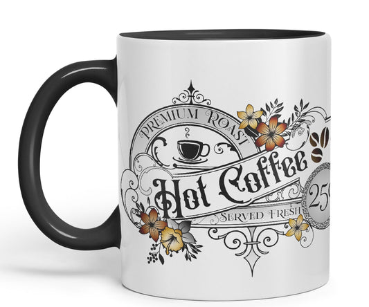 Vixar Mug Coffee Lover Vintage Old Label Gift Presents Coloured Ceramic Mug Cup Gift 330ml 11oz Work Office Tea Coffee