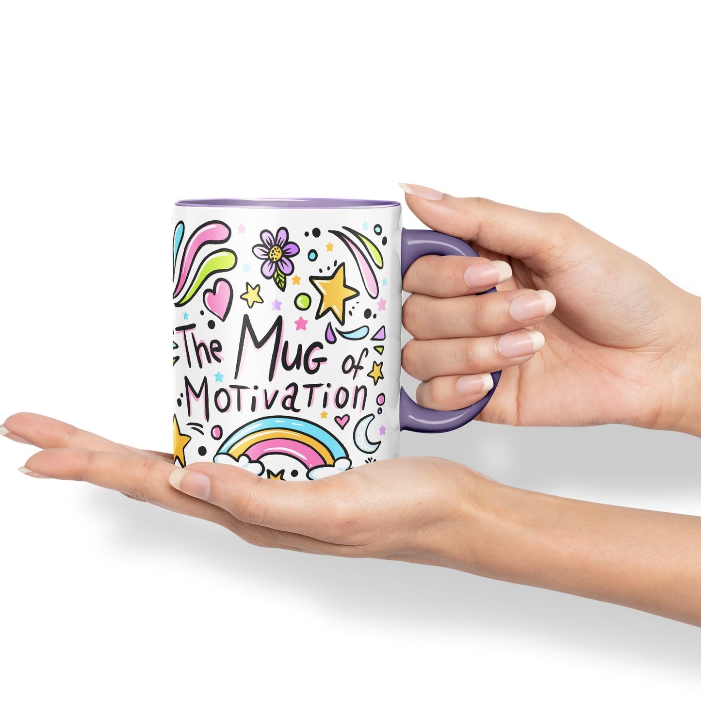 Vixar Motivation Mug Ceramic Coloured Mug Cup Gift Tea Coffee Christmas Office Home Sarcastic Joke