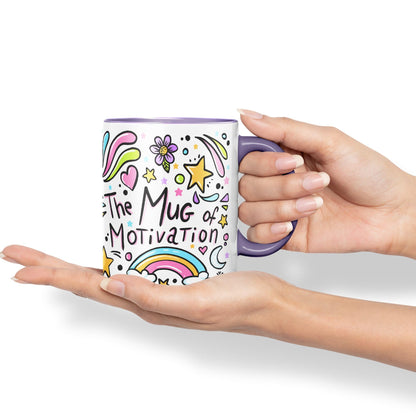 Vixar Motivation Mug Ceramic Coloured Mug Cup Gift Tea Coffee Christmas Office Home Sarcastic Joke