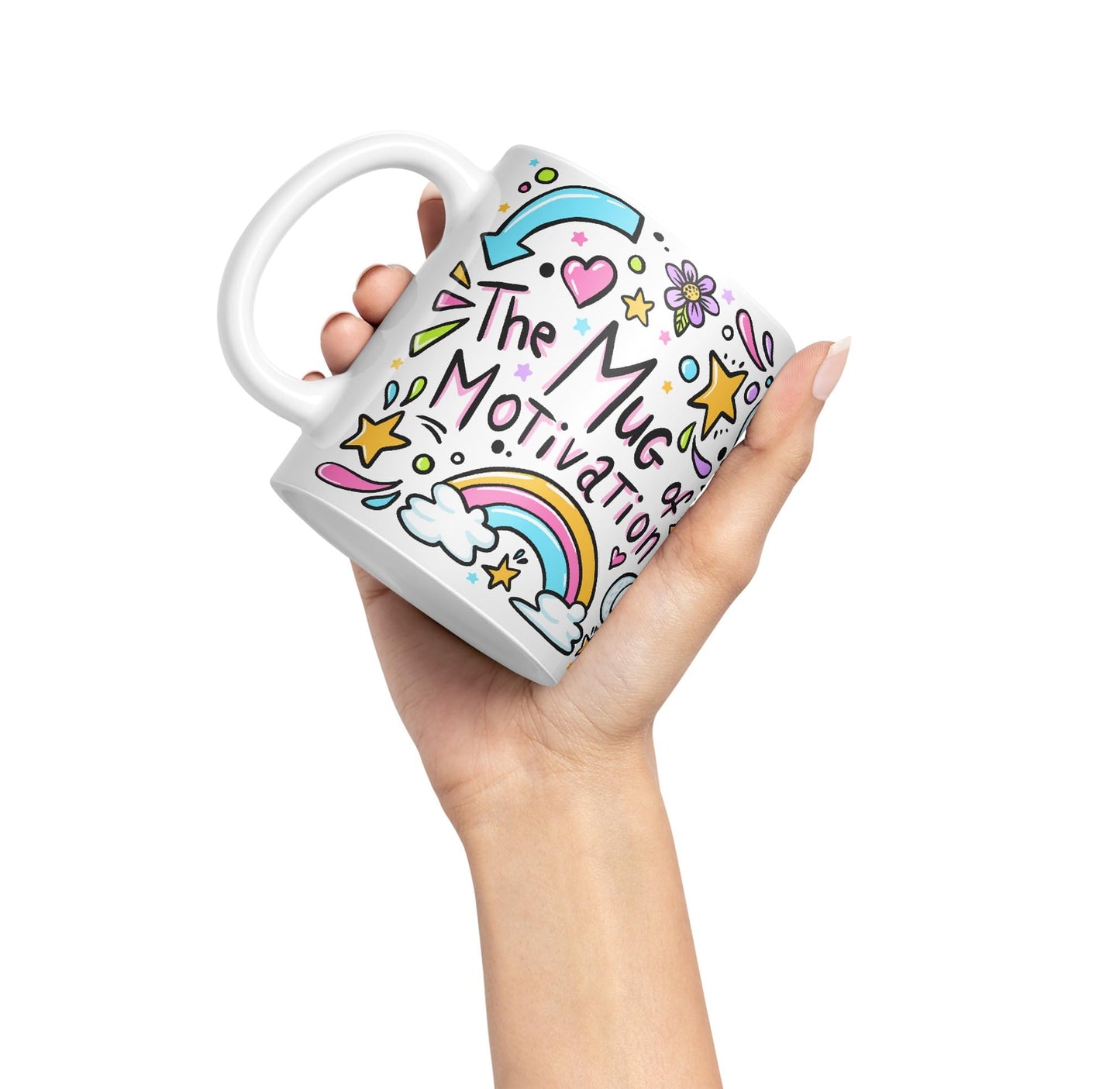 Vixar Motivation Mug Ceramic Coloured Mug Cup Gift Tea Coffee Christmas Office Home Sarcastic Joke