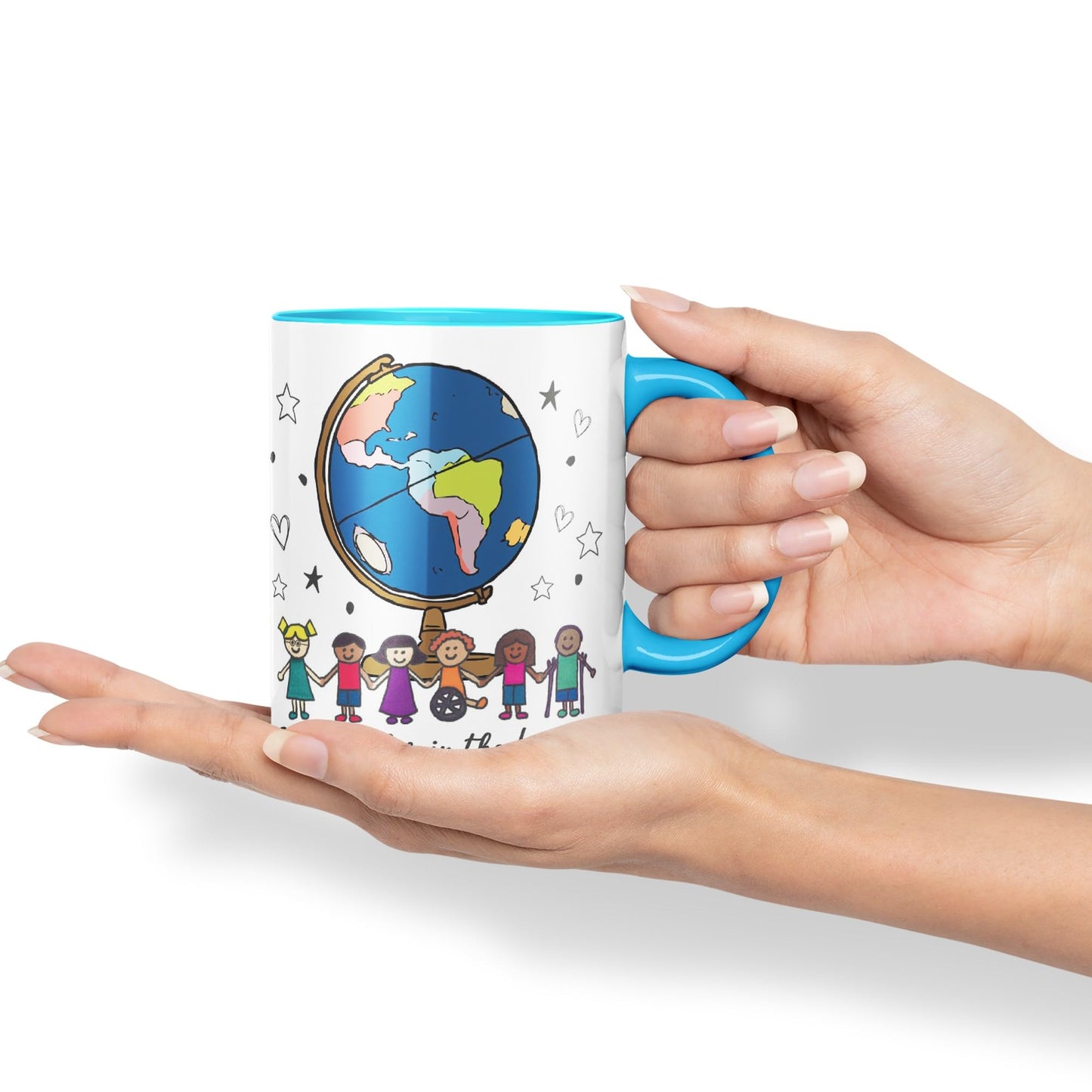 Vixar Best Teacher in The World, Teacher Mug, Teacher Gift from Kids, School Gift, end of Year