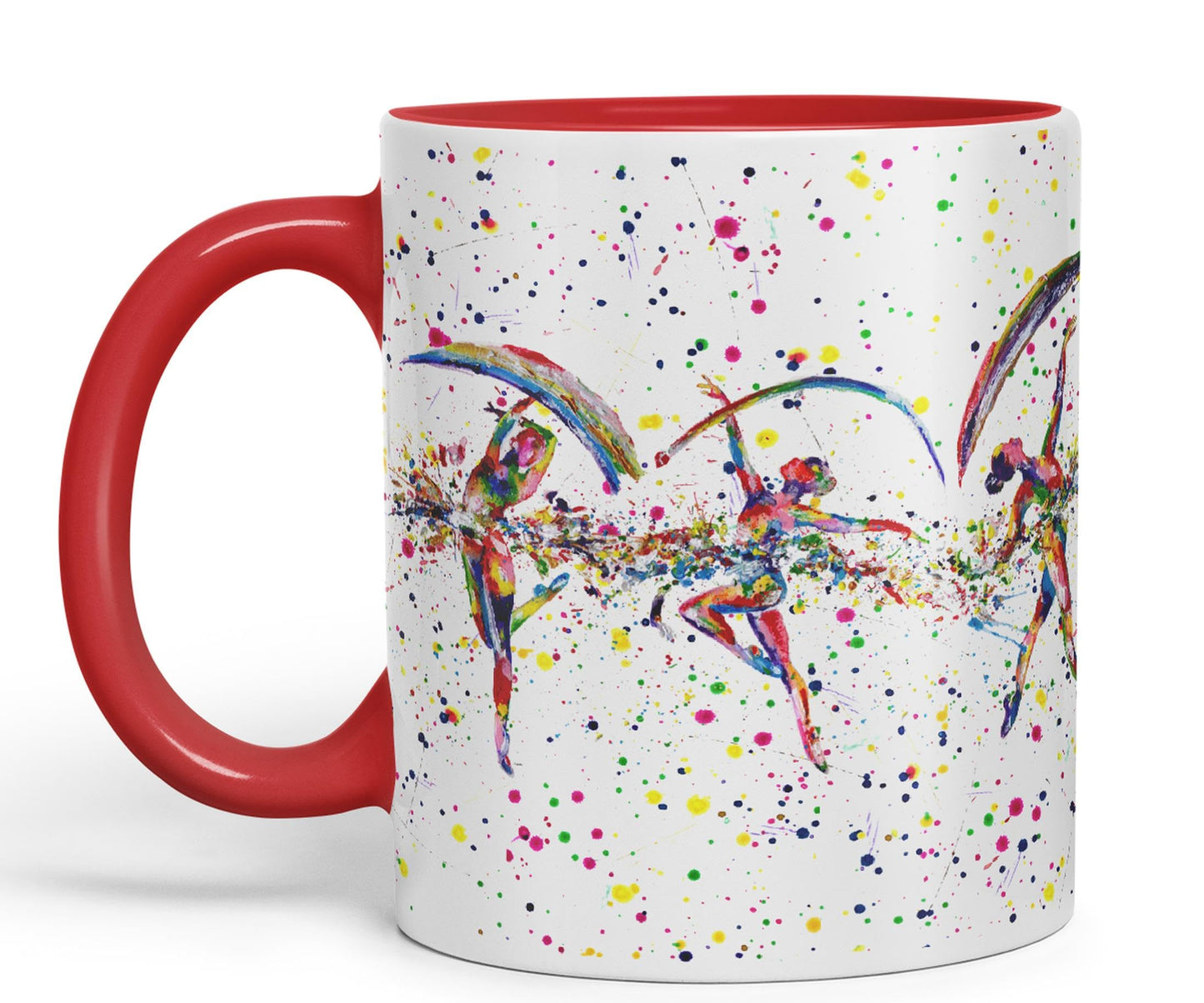 Dance Dancer Ballet watercolour Ceramic Coloured Mug Cup for Tea Coffee Hot brew 330ml 11Oz Gift