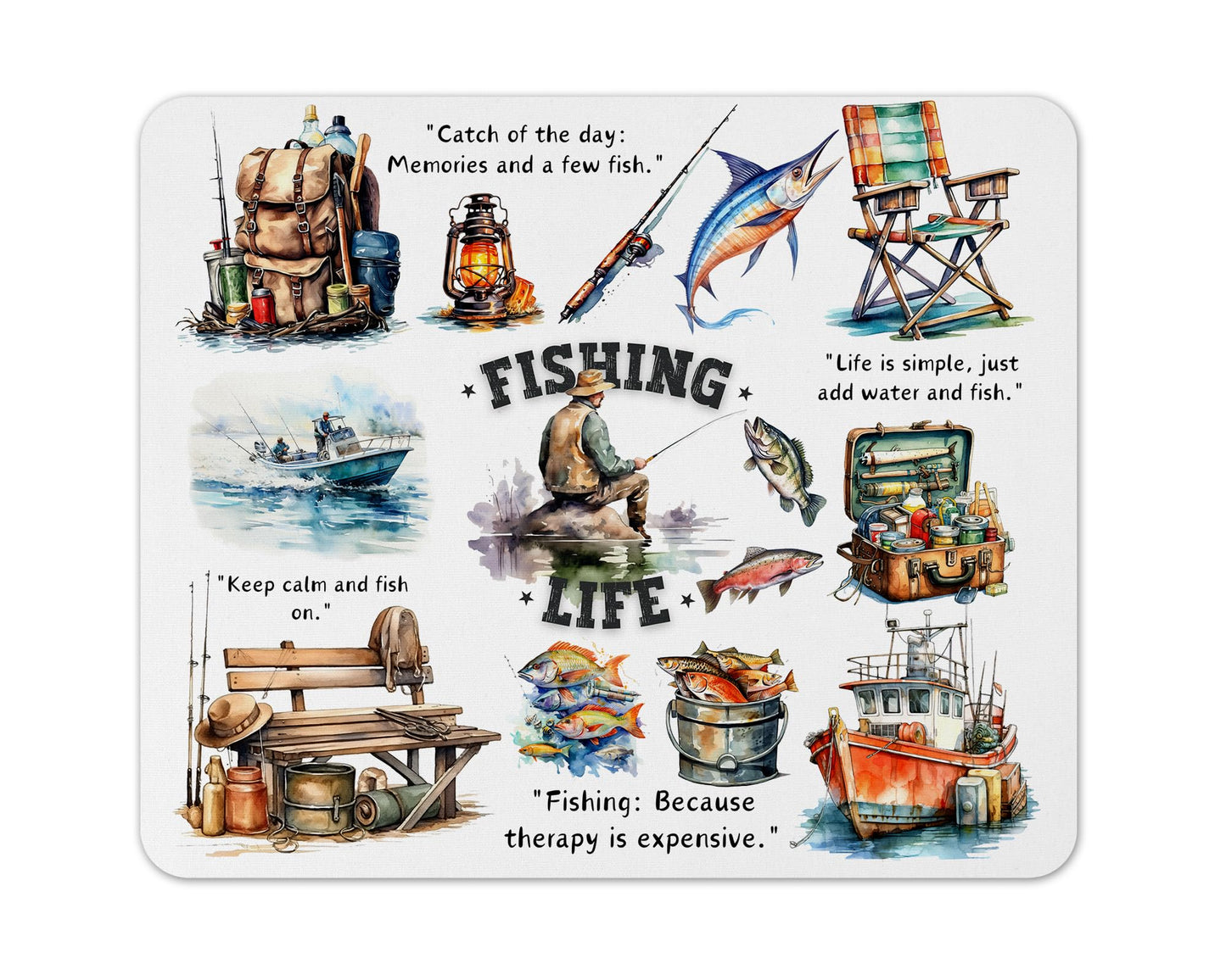 Life is better with Cats Dogs Horse Cows hobby Mouse mat pad for UK Non Slip PC Desktop Laptop for office animals gift (life...cows)