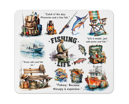 Life is better with Cats Dogs Horse Cows hobby Mouse mat pad for UK Non Slip PC Desktop Laptop for office animals gift (life...cows)