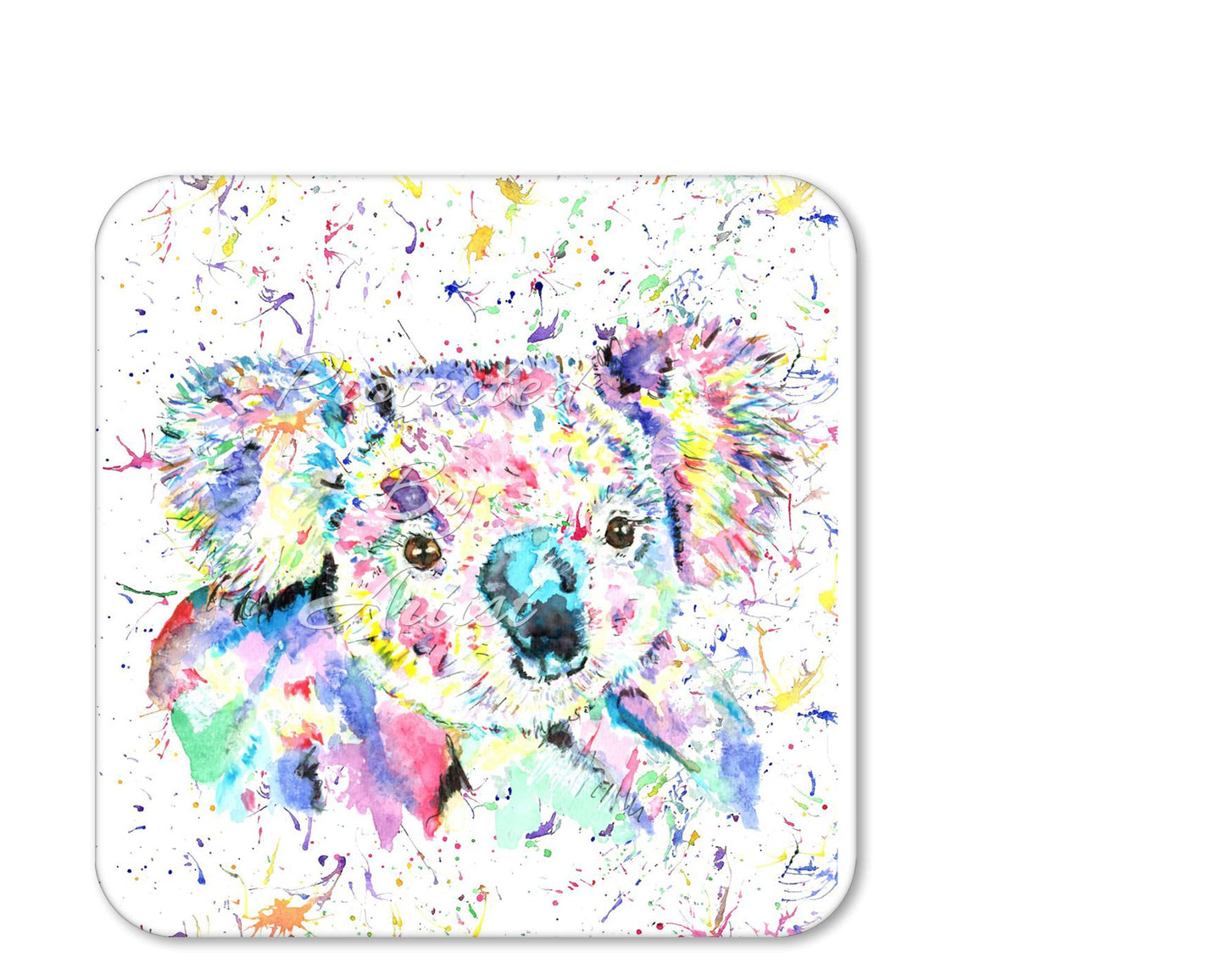 Coaster Koala Wildlife Animals Coasters Watercolour Art Gift Work Office Dining Tea coffee