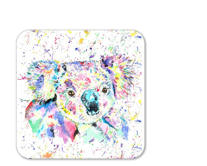Coaster Koala Wildlife Animals Coasters Watercolour Art Gift Work Office Dining Tea coffee