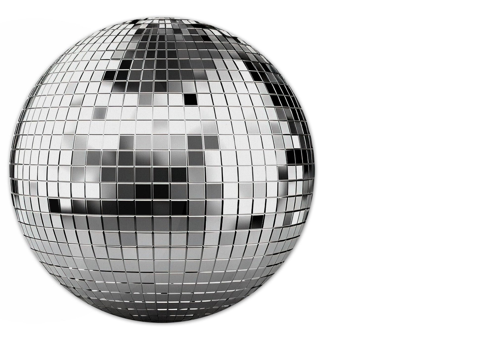 Vixar Colourful Disco Ball Round Mouse Mat – Party Fabric Mouse Pad with 5mm Non-Slip Rubber Base, 202mm (Colourful ball)