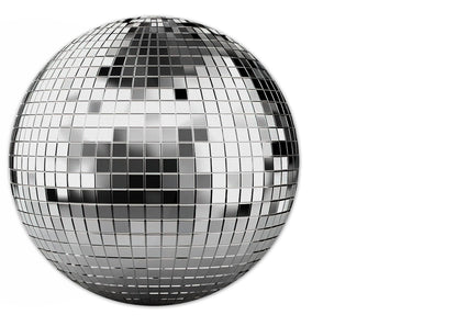 Vixar Colourful Disco Ball Round Mouse Mat – Party Fabric Mouse Pad with 5mm Non-Slip Rubber Base, 202mm (Colourful ball)