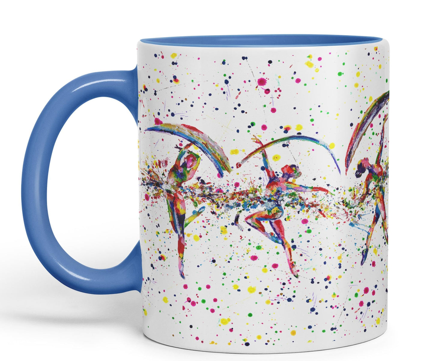 Dance Dancer Ballet watercolour Ceramic Coloured Mug Cup for Tea Coffee Hot brew 330ml 11Oz Gift