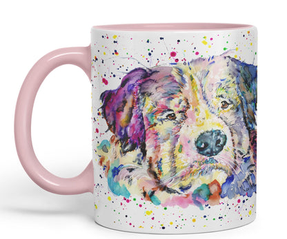 Bernese Mountain Dog Pet animals Watercolour Ceramic Coloured Mug Cup for Tea Coffee Hot brew 330ml 11Oz Gift