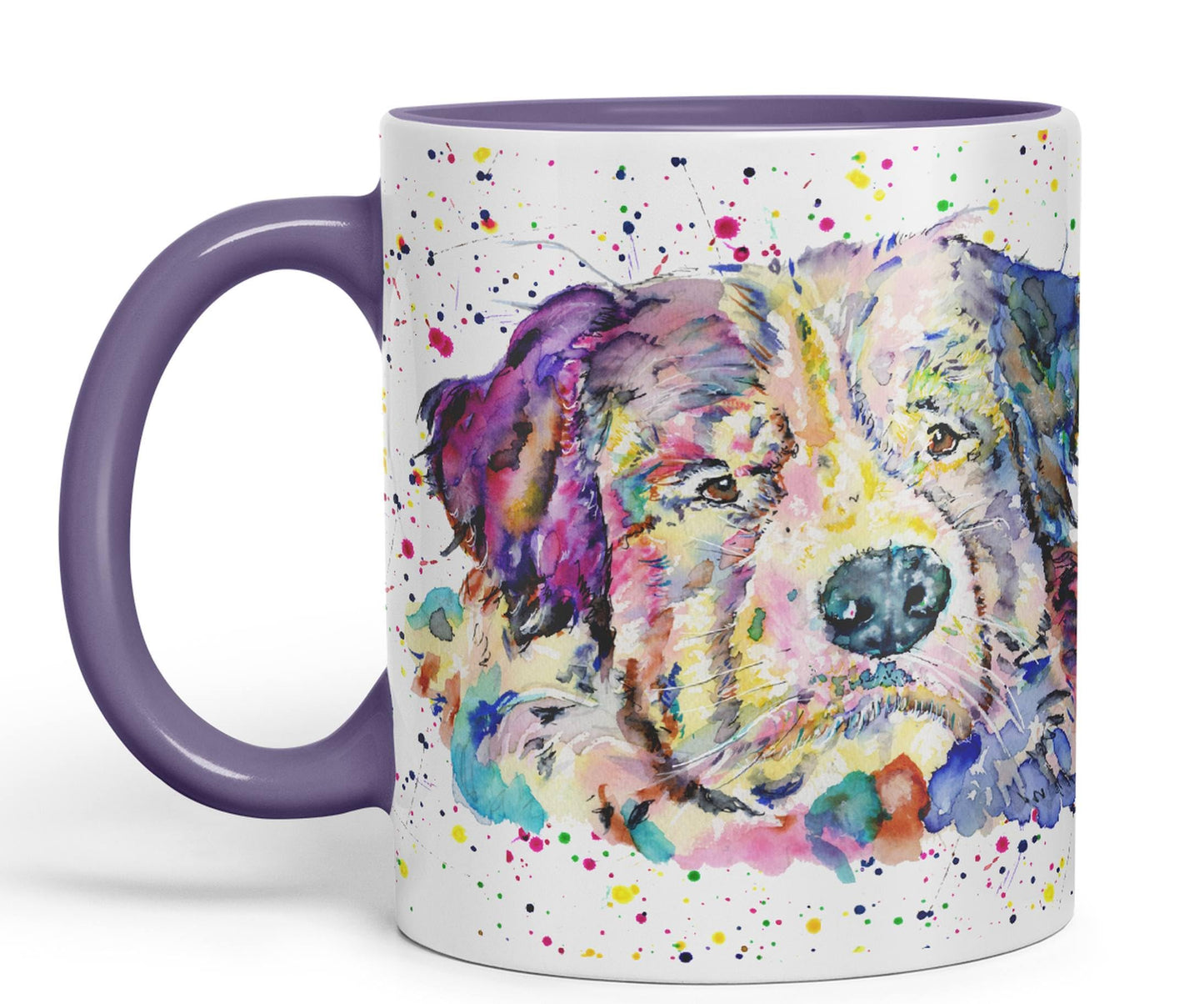 Bernese Mountain Dog Pet animals Watercolour Ceramic Coloured Mug Cup for Tea Coffee Hot brew 330ml 11Oz Gift