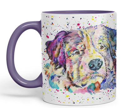 Bernese Mountain Dog Pet animals Watercolour Ceramic Coloured Mug Cup for Tea Coffee Hot brew 330ml 11Oz Gift