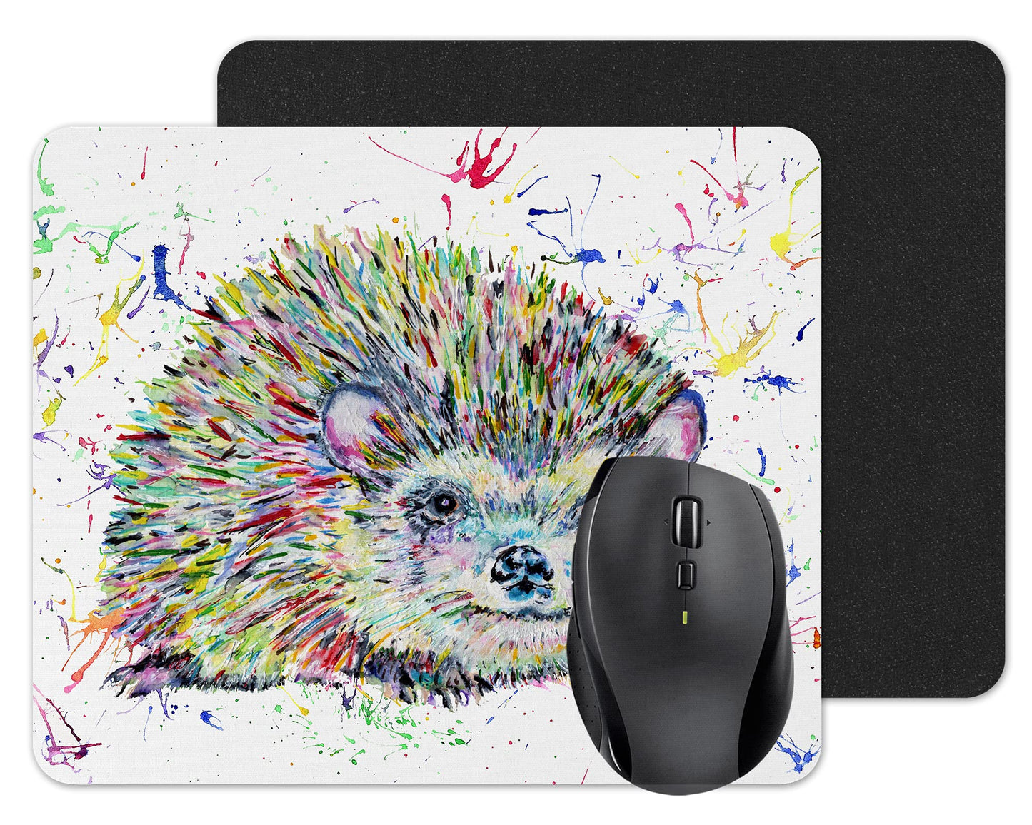 Mouse mat pad Watercolour Rainbow Art gift, christmas, Birthday