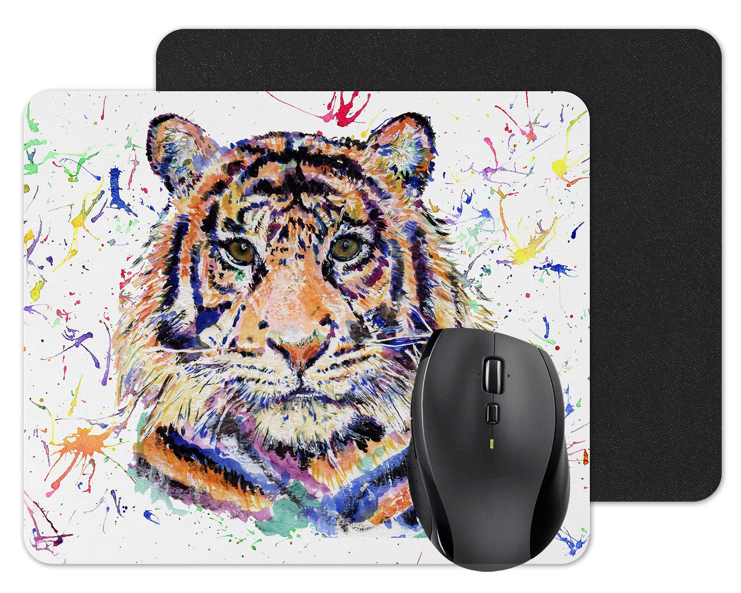 Mouse mat pad Watercolour Rainbow Art gift, christmas, Birthday