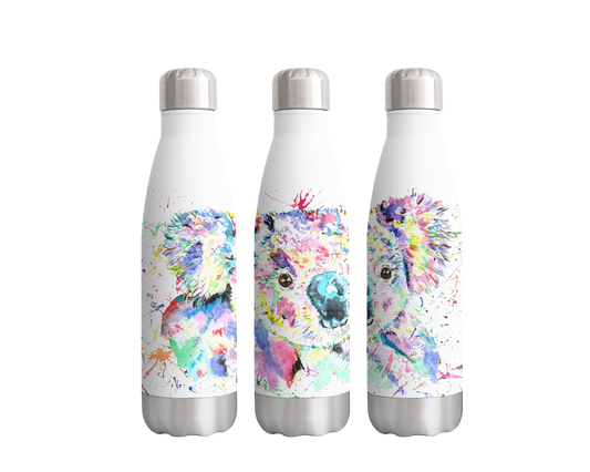 Koala Wildlife Animals Watercolour Rainbow Art Bottle  500ml