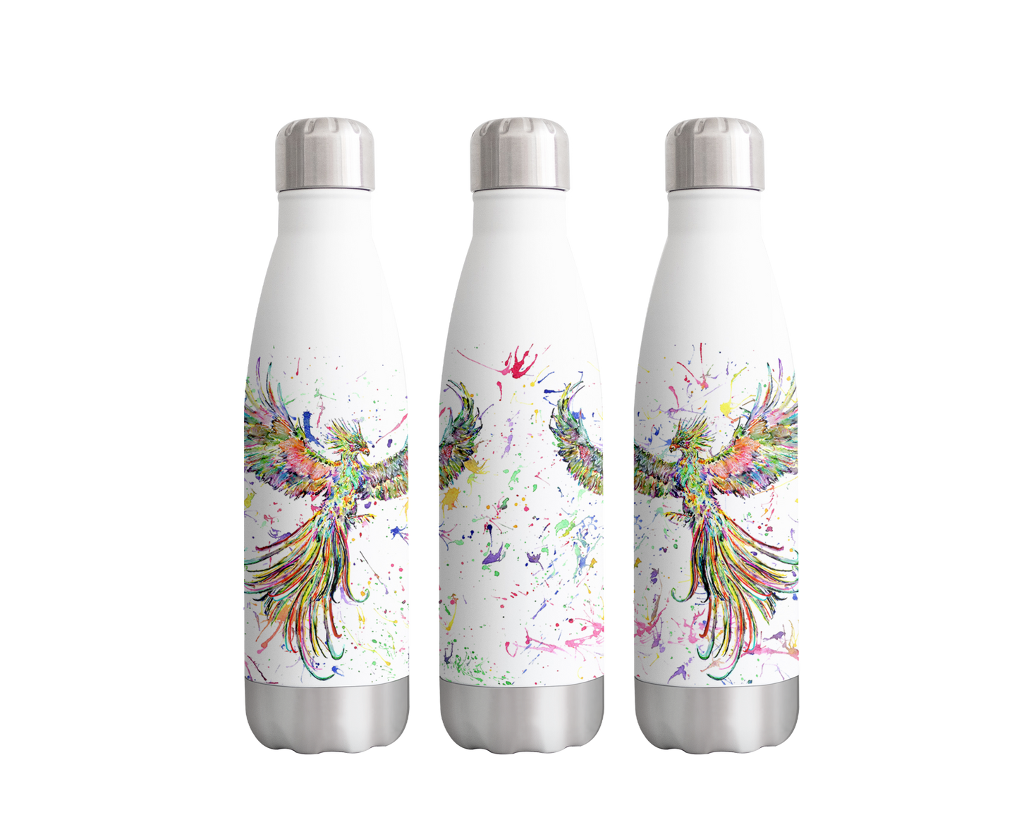 Phoenix Watercolour Rainbow Art Bottle  500ml