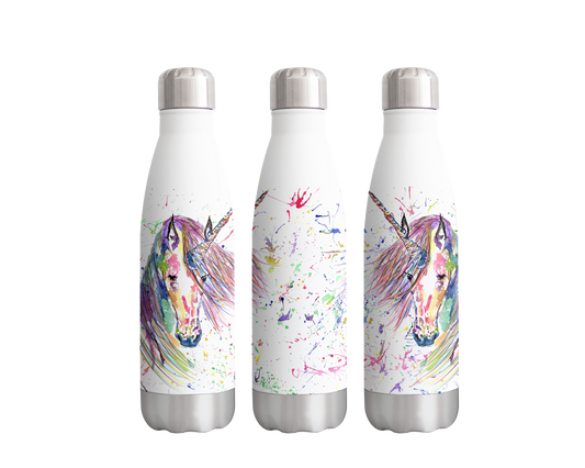 Unicorn Magic Watercolour Rainbow Art Bottle  500ml